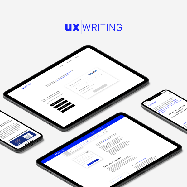 UX Writing